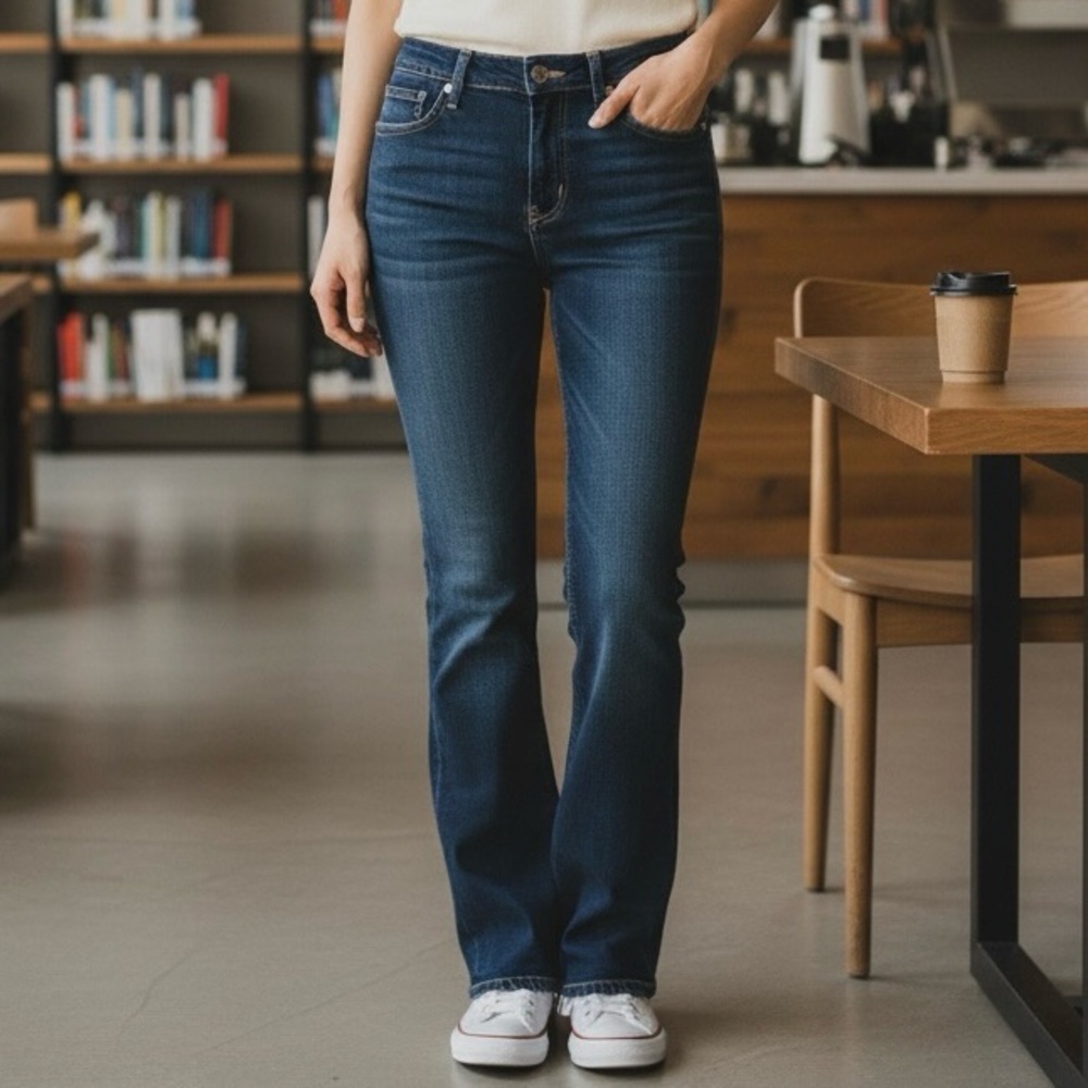 Joe's Jeans The Muse Flare Dark Wash Denim Size 26